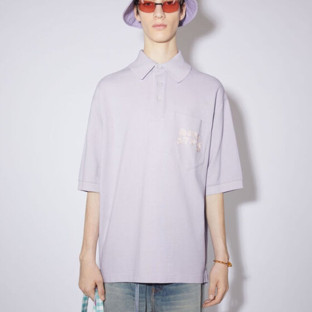 BNWT SS23 ACNE STUDIOS LOGO POLO SHIRT XS